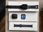 apple watch serie 9 45 mm / zwart, Apple Watch ⌚️, Zwart, IOS, Ophalen of Verzenden