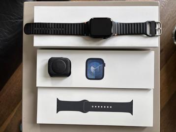 apple watch serie 9 45 mm / zwart  beschikbaar voor biedingen