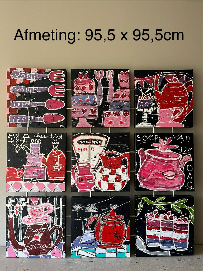 Diverse schilderijen, Ophalen