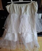 Vintage petticoat maat M, Maat 38/40 (M), Wit, Ophalen of Verzenden, Gedragen