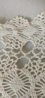 Gehaakte Sprei - Handgemaakt, 100 tot 150 cm, Crème, Vintage, Ophalen of Verzenden