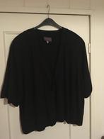 Elegante zwarte viscose blouse van Sempre Piu, maat 58, Sempre Piu, Zo goed als nieuw, Blouse of Tuniek, Zwart