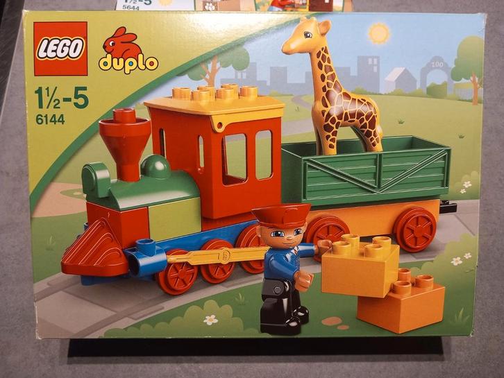 Lego Duplo Trein met Giraf, Set 6144 Compleet, Kinderen en Baby's, Speelgoed | Duplo en Lego, Gebruikt, Duplo, Complete set, Ophalen of Verzenden