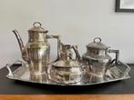 Verzilverde jugendstil koffieset van Orivit, Antiek en Kunst, Ophalen of Verzenden
