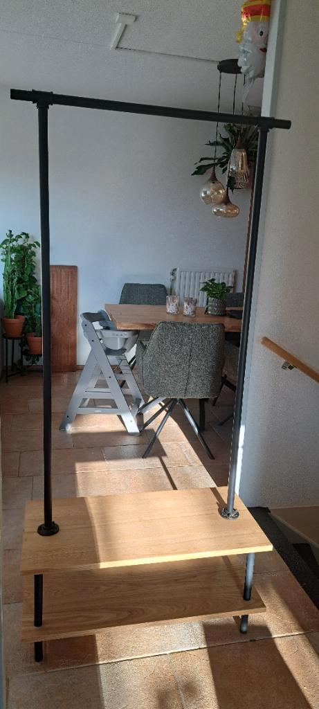 Kledingrek, Huis en Inrichting, Kasten | Kledingkasten, Gebruikt, 150 tot 200 cm, 50 tot 100 cm, 25 tot 50 cm, Overige houtsoorten