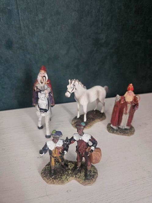 Sinterklaas en Pieten Figuren Set, Antiek en Kunst, Antiek | Speelgoed, Ophalen of Verzenden