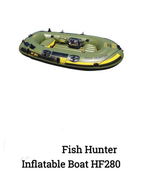 Sevylor HF280 Fish Hunter Opblaasboot, Watersport en Boten, Kano's, Zo goed als nieuw, Ophalen of Verzenden