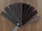 Bunch met staaltjes tapijt vloerbedekking bruin (2), Huis en Inrichting, Stoffering | Tapijten en Kleden, Minder dan 50 cm, Bruin