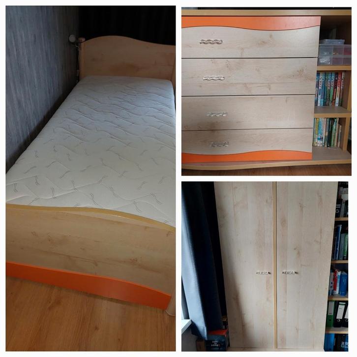 Hele mooie 3 delige kinderkamer / doorgroeikamer van Gautier, Kinderen en Baby's, Kinderkamer | Complete kinderkamers, Zo goed als nieuw