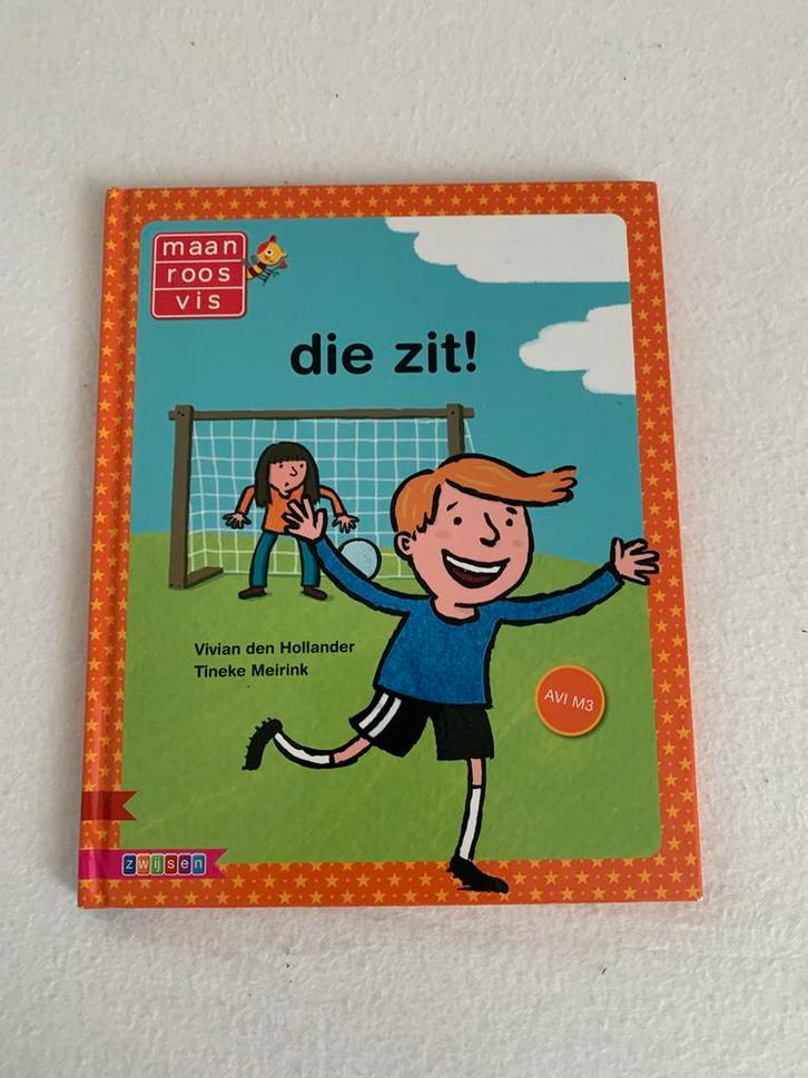 Die zit! - Maan Roos Vis, Boeken, Kinderboeken | Jeugd | onder 10 jaar, Zo goed als nieuw, Fictie algemeen, Ophalen of Verzenden
