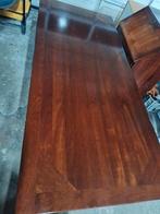 Mahonie eettafel., Ophalen, Gebruikt, 50 tot 100 cm, 150 tot 200 cm