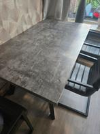 mooie eettafel betonlook, Huis en Inrichting, Tafels | Eettafels, Ophalen, Gebruikt, Betonlook, 50 tot 100 cm