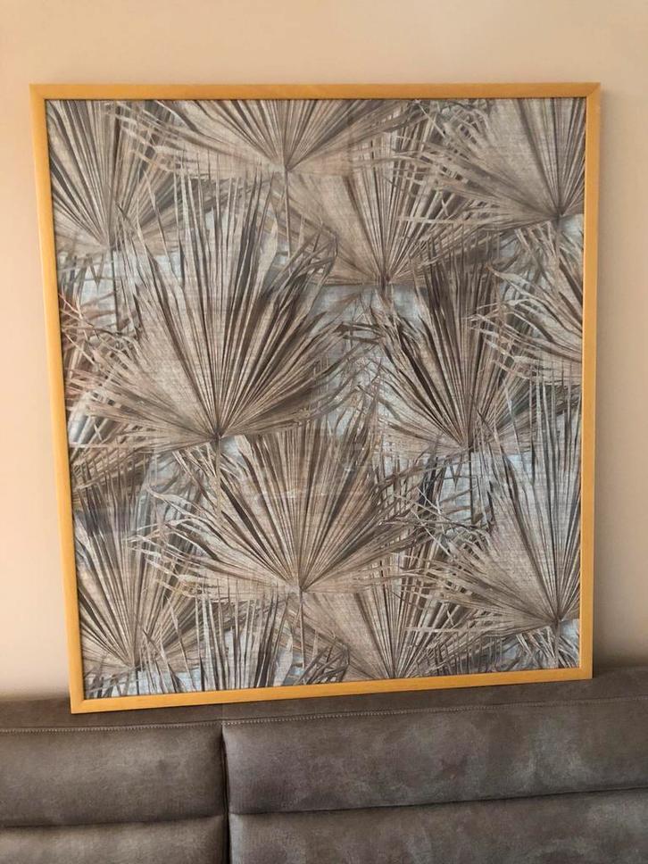 Botanisch Schilderij in Stevige Lijst 80x90, Huis en Inrichting, Woonaccessoires | Schilderijen, Tekeningen en Foto's, Gebruikt