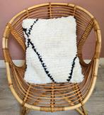 Berber kussen Azilal Marokkaans puur wol 50 x 40 cm, Nijmegen, Wit, MyWool&, Nieuw