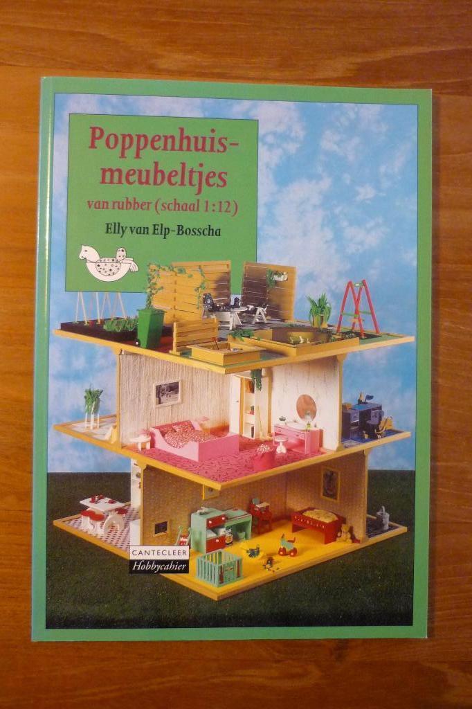 Elly van Elp - Bosscha '' POPPENMEUBELTJES '' van rubber., Boeken, Hobby en Vrije tijd, Zo goed als nieuw, Overige onderwerpen