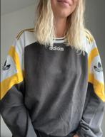 vintage zeldzame adidas trui retro unisex oversized y2k, Adidas, Zwart, Maat 42/44 (L), Ophalen of Verzenden