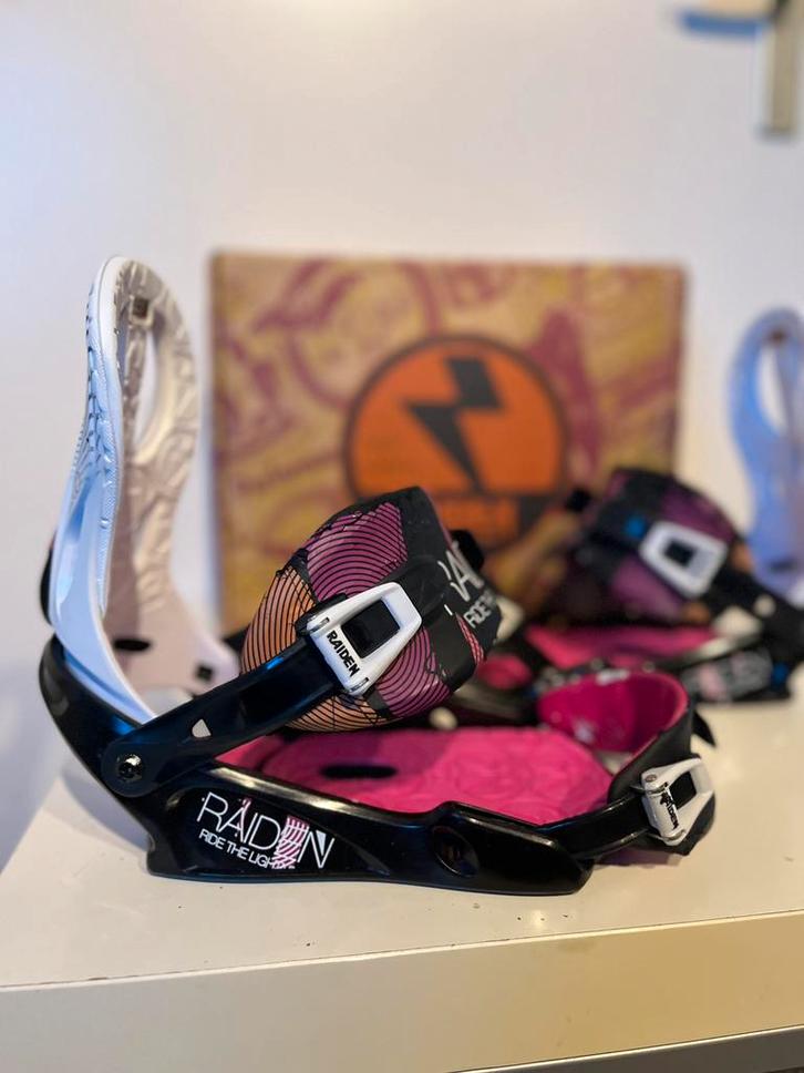 Raiden deco bindingen s, Sport en Fitness, Snowboarden, Gebruikt, Bindingen, Ophalen of Verzenden