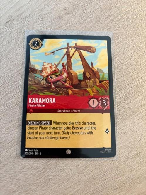 Kakamora - Pirate Pitcher 105/204 | Azurite Sea | Lorcana, Hobby en Vrije tijd, Verzamelkaartspellen | Overige, Nieuw, Losse kaart