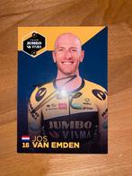 Team Jumbo - Visma Fotokaart 2022 Jos van Emden, Hobby en Vrije tijd, Stickers en Plaatjes, Zo goed als nieuw, Ophalen