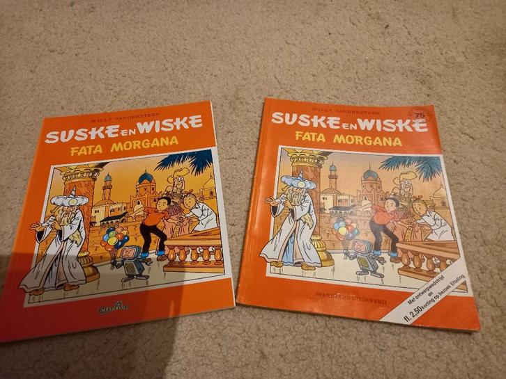 Suske en Wiske Fata Morgana Efteling, Boeken, Stripboeken, Gelezen, Meerdere stripboeken, Ophalen of Verzenden