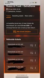 Suzan en Freek 29 mei (staanplekken), Tickets en Kaartjes, Drie personen of meer