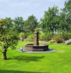 Oud roestlook Franse dorpsfontein, Tuin en Terras, Waterpartijen en Fonteinen, Ophalen of Verzenden, Nieuw, Beton, Fontein