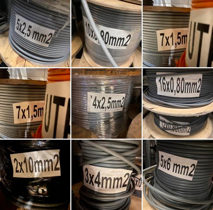Elektra kabel per meter op voorraad!! Goedkoopste van NL!, Doe-het-zelf en Verbouw, Elektra en Kabels, Nieuw, Kabel of Snoer, Ophalen