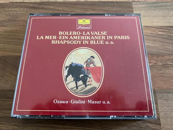 Ravel - Bolero/La Valse Gershwin Rhapsody in Blue (Ozawa e.a, Cd's en Dvd's, Cd's | Klassiek, Zo goed als nieuw, Orkest of Ballet