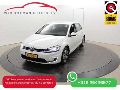 Volkswagen e-Golf Warmtepomp 136PK CCS Snellader Groot Navi, Auto's, Volkswagen, Bedrijf, Te koop, Golf, ABS, Airbags, Airconditioning