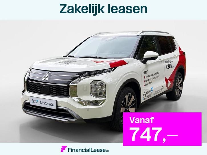 Mitsubishi Outlander 2.4 PHEV First Edition DEMO VOERTUIG SN, Auto's, Mitsubishi, Bedrijf, Lease, Financial lease, Outlander, 360° camera