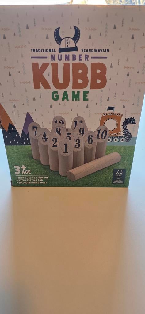 Nieuw Kubb spel, Vijf spelers of meer, Ophalen of Verzenden, Nieuw, Onbekend