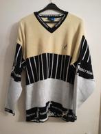 VINGATE Australian gebreide Trui Zwart Wit Geel maat 2 L XL, Kleding | Heren, Sportkleding, Verzenden, Zwart, Maat 56/58 (XL)