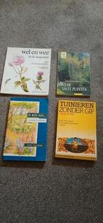 4 boekjes met oa mooie plaatjes over tuin planten bloemen!, Ophalen, Gelezen, Tuinieren en Tuinplanten