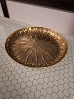 Goudkleirige Kaarsenschaal - Nieuw, Overige materialen, Schaal, Rond, Nieuw