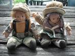 Brocante poppetjes/ poppen -2 stuks-, Ophalen of Verzenden, Gebruikt, Pop