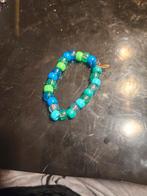 Kleurrijke kralen armband, Sieraden, Tassen en Uiterlijk, Armbanden, Blauw, Kunststof of Plastic, Nieuw, Ophalen of Verzenden