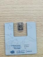 Pamp 1 gram platina certificaat platinum, Ophalen of Verzenden, Platina