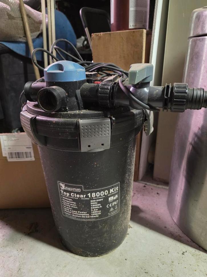 Superfish Top Clear 18000 Vijverfilter Kit, Tuin en Terras, Vijver-toebehoren, Vijverfilter, Ophalen