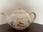 Mooie theepot met vogels., Huis en Inrichting, Keuken | Servies, Ophalen, Gebruikt, Aardewerk, Overige stijlen