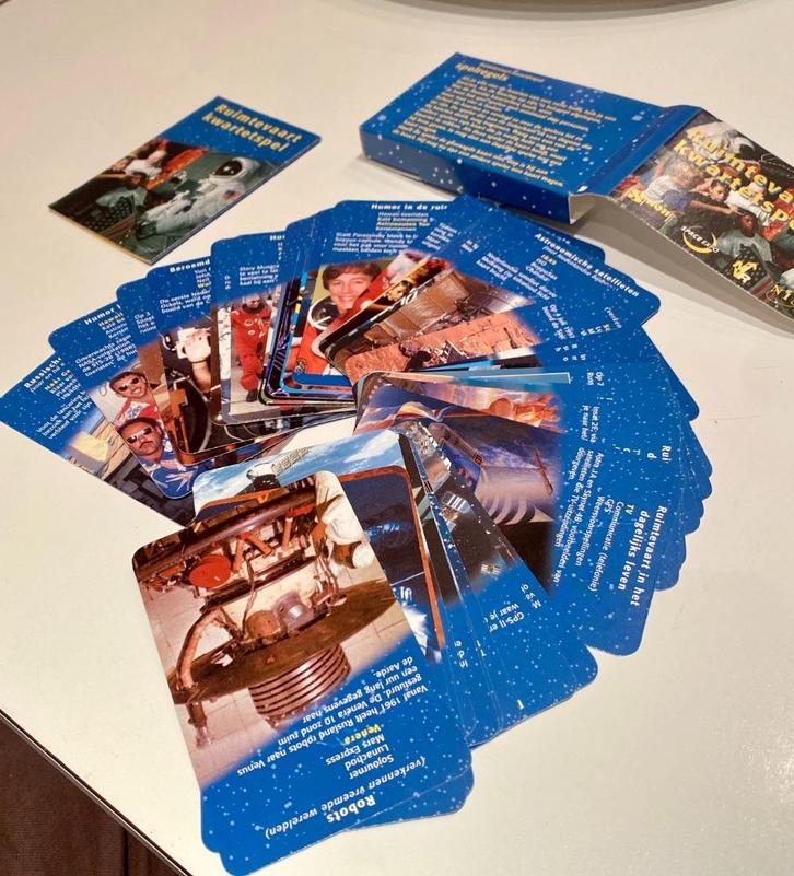 Ruimtevaart kwartet - compleet nieuw Spaces expo, Verzamelen, Speelkaarten, Jokers en Kwartetten, Nieuw, Kwartet(ten), Ophalen of Verzenden