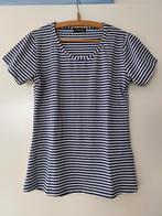 Mooi streep donkerbl / bretons shirt, mt L, Blauw, Ophalen of Verzenden, Zo goed als nieuw, Korte mouw