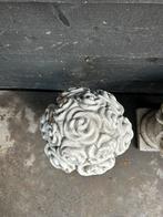 Stenen bloempotten met deksel, Tuin en Terras, Bloempotten, Ophalen, Steen, Gebruikt, Rond