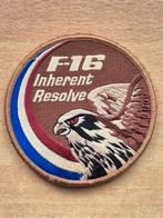 F-16 Swirl Inherent Resolve, Verzamelen, Ophalen of Verzenden, Nieuw, Patch, Badge of Embleem