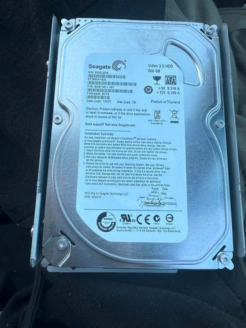 Seagate 500GB SATA HDD beschikbaar voor biedingen