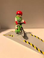 Playmobil BMX Fietser met Ramp, Ophalen of Verzenden, Zo goed als nieuw, Jongen of Meisje