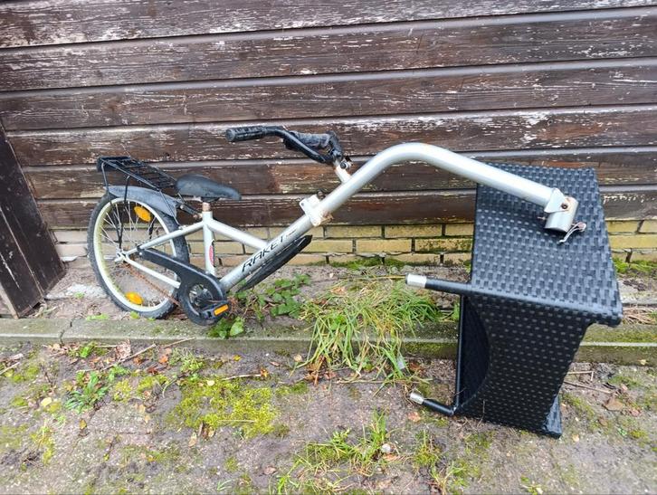 Aanhangfiets, Fietsen en Brommers, Fietsen | Kinderfietsjes, Gebruikt, 16 tot 20 inch, Ophalen of Verzenden
