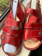 Prachtige sandalen rood “ Finn Comfort “ zgn, Kleding | Dames, Schoenen, Ophalen of Verzenden, Zo goed als nieuw, Rood, Sandalen of Muiltjes