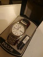 Vintage Heren Horloge Pulsar (Seiko) DD Date Quartz PFB 037, Sieraden, Tassen en Uiterlijk, Horloges | Heren, Staal, Polshorloge