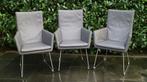 Label Donna leren stoelen., Overige kleuren, Drie, Leer, Ophalen of Verzenden