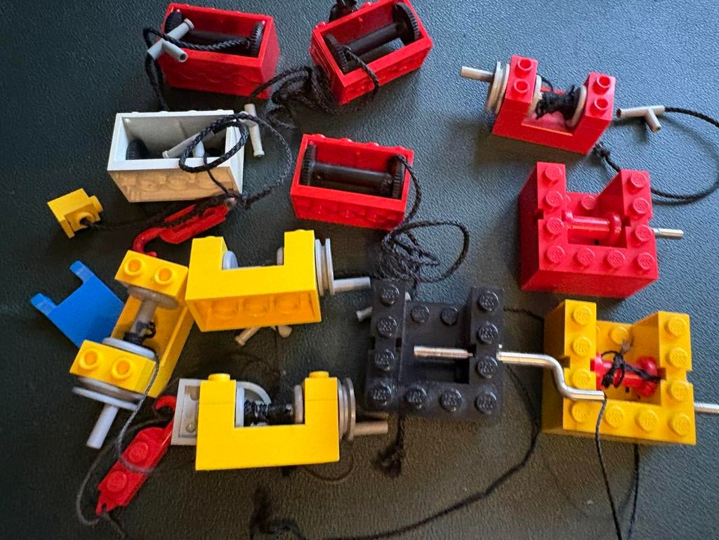 Partij lego onderdelen haspels, Lego, Lego, Ophalen of Verzenden, Zo goed als nieuw